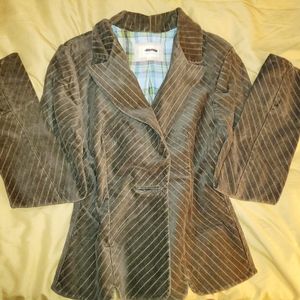 Brown corduroy blazer